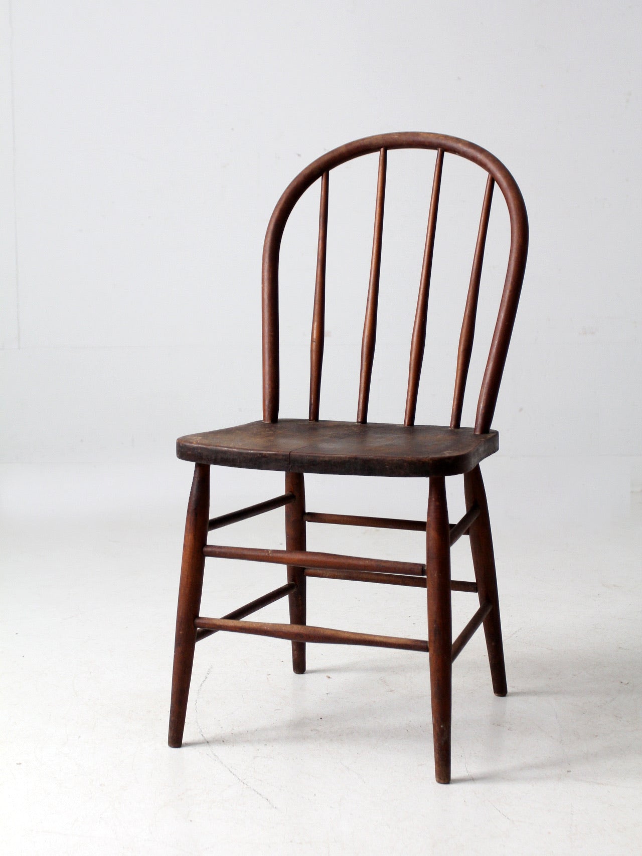 antique bow back Windsor chair