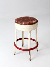mid-century industrial diner stool