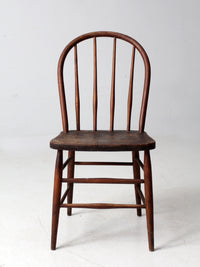 antique bow back Windsor chair