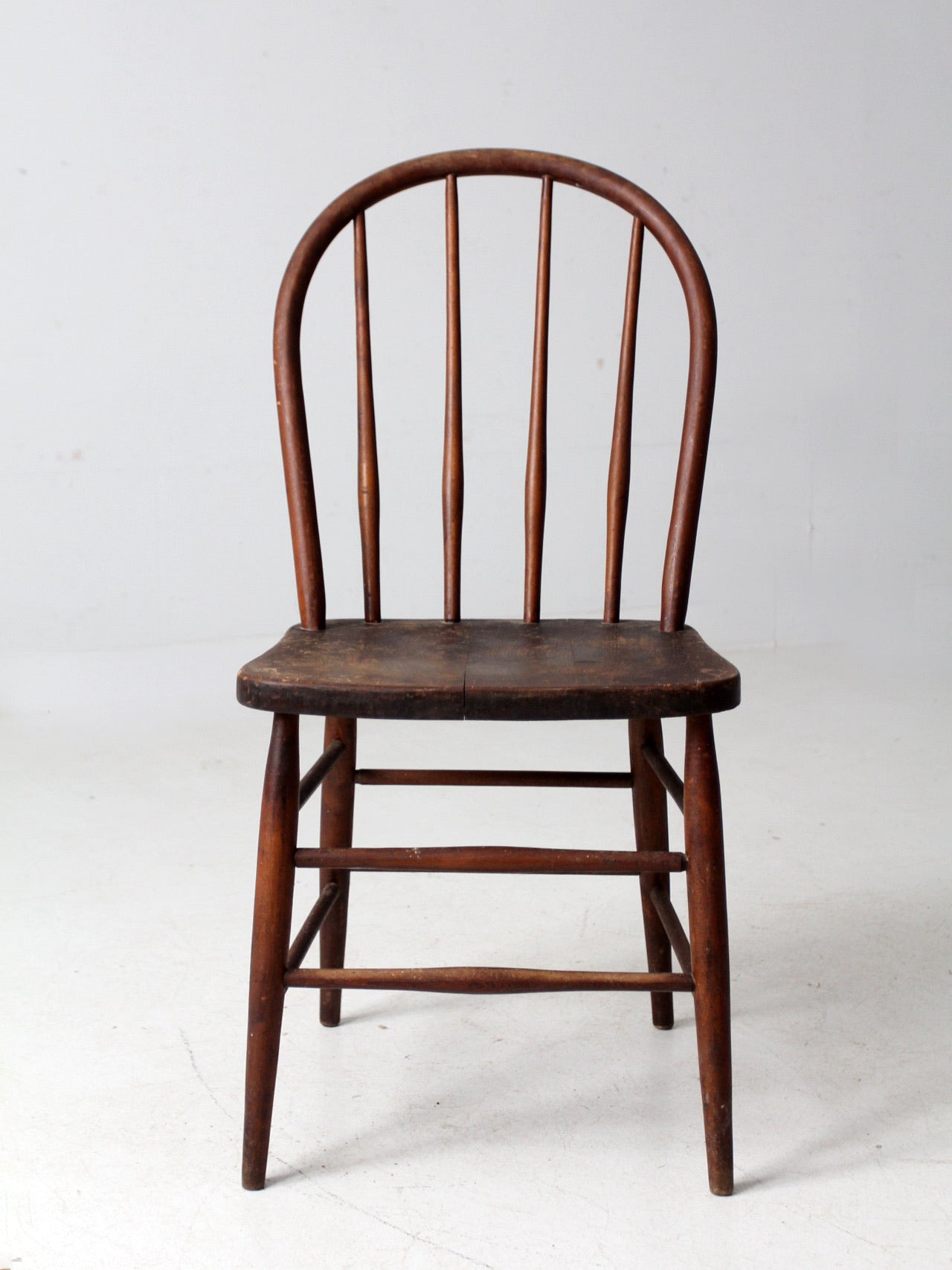 antique bow back Windsor chair
