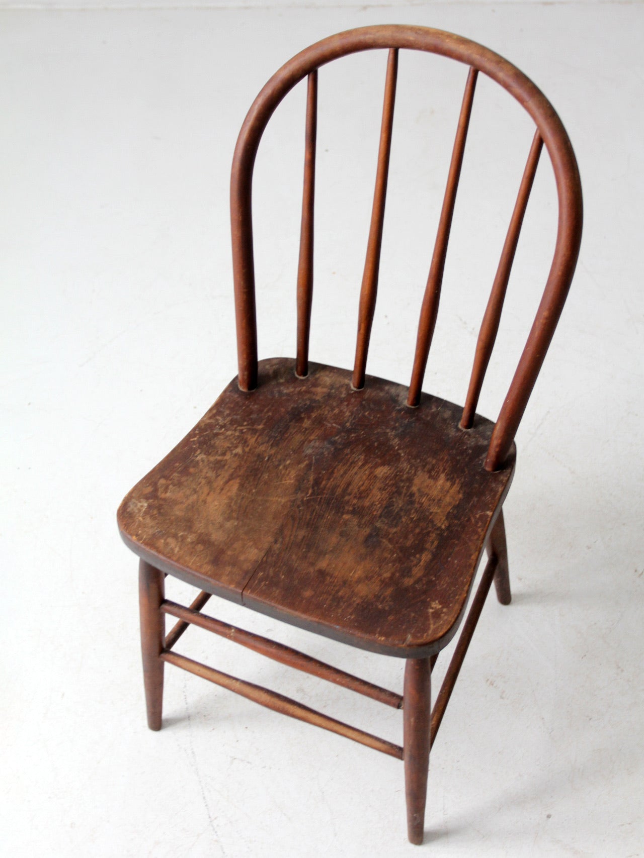 antique bow back Windsor chair