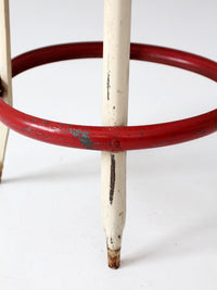 mid-century industrial diner stool