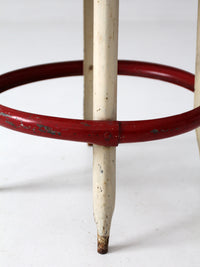 mid-century industrial diner stool