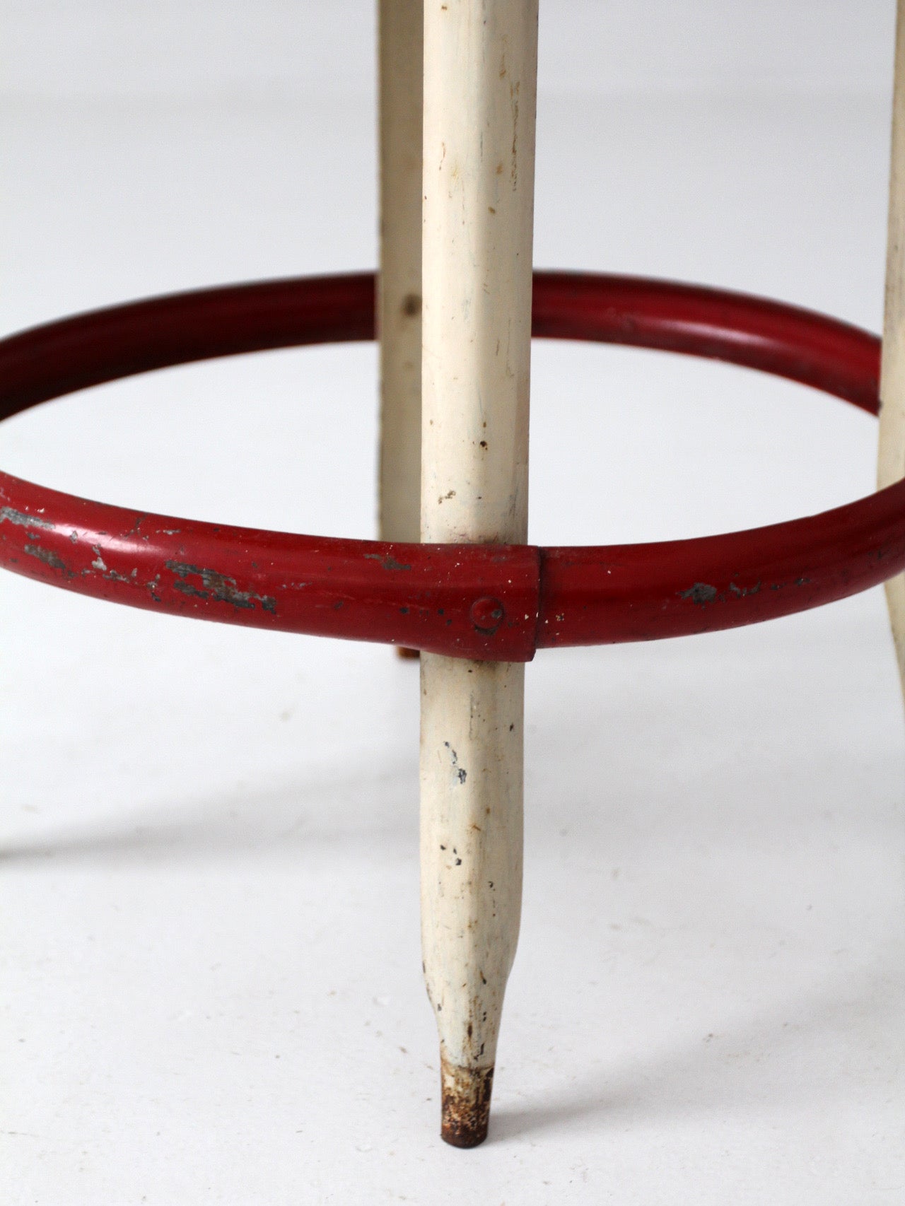 mid-century industrial diner stool