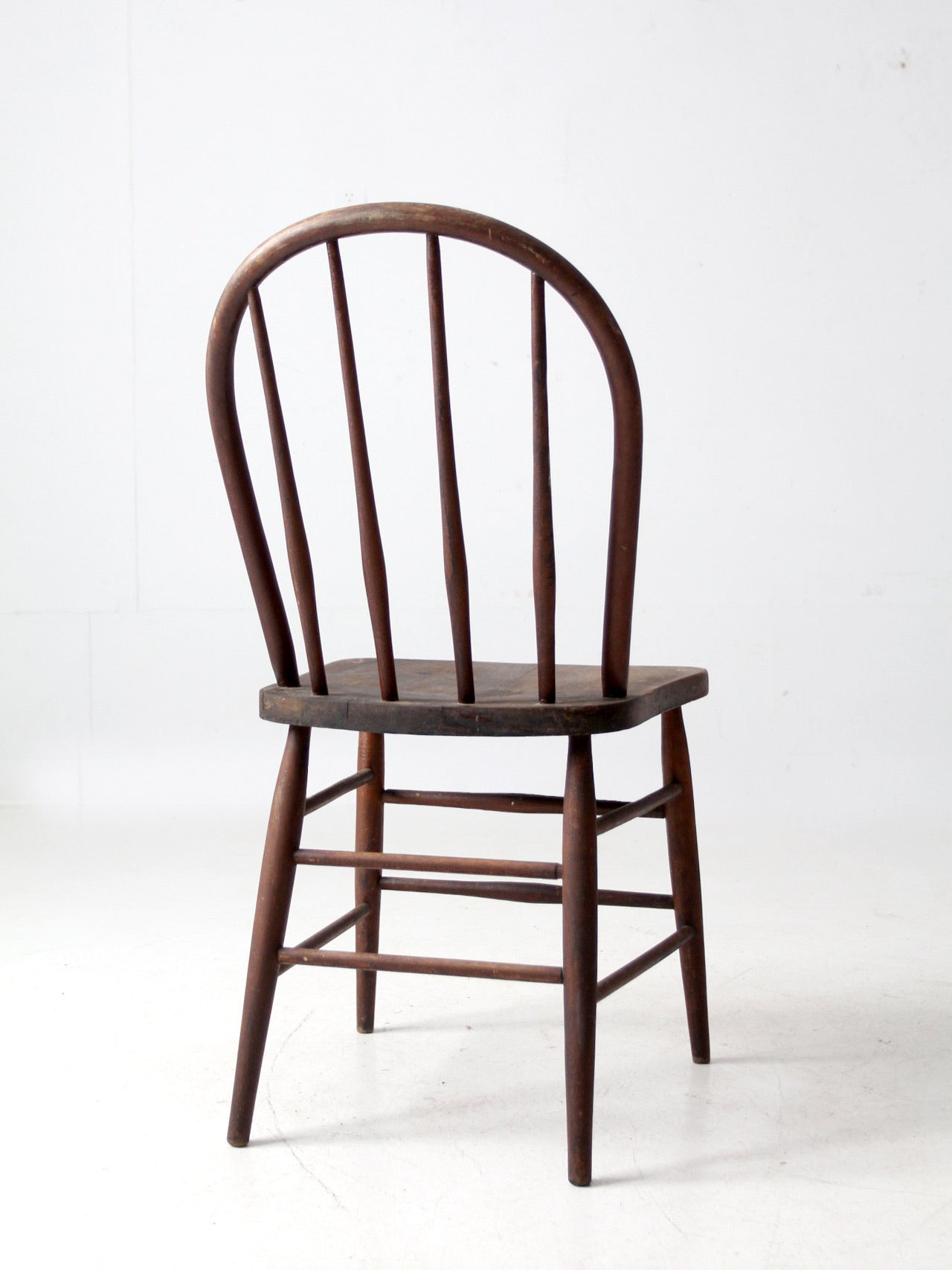 antique bow back Windsor chair