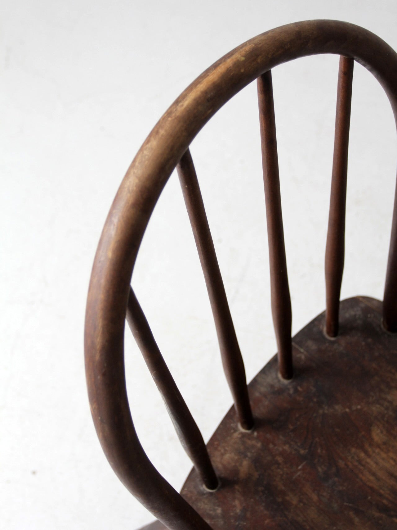 antique bow back Windsor chair