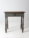antique primitive side table