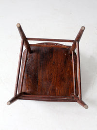 antique bow back Windsor chair