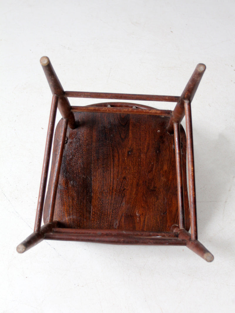 antique bow back Windsor chair