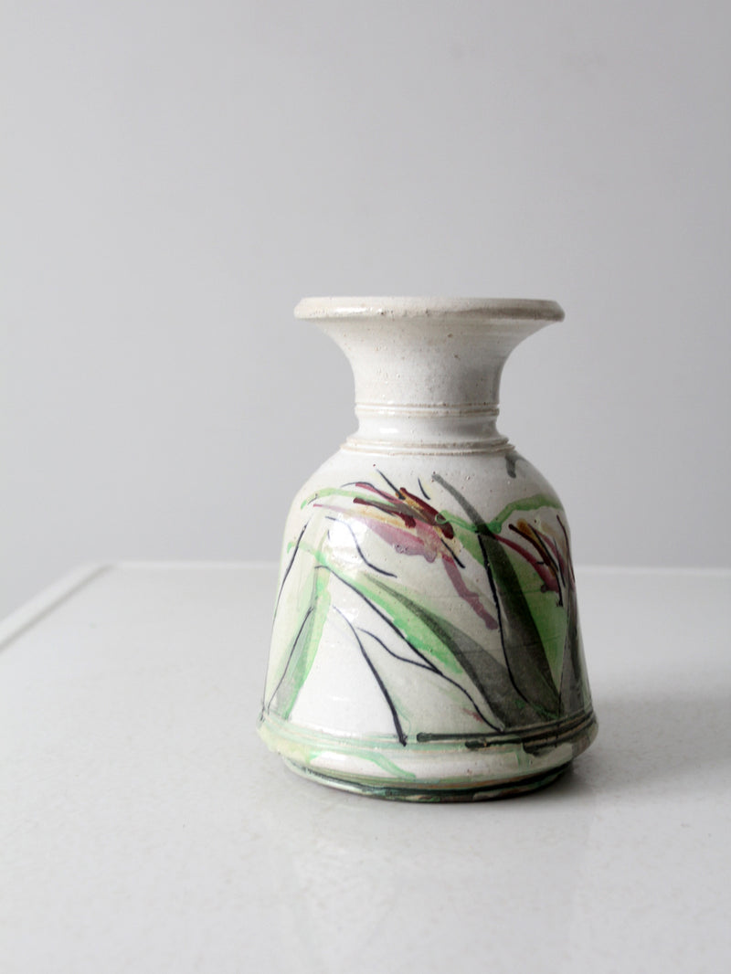 vintage studio pottery vase