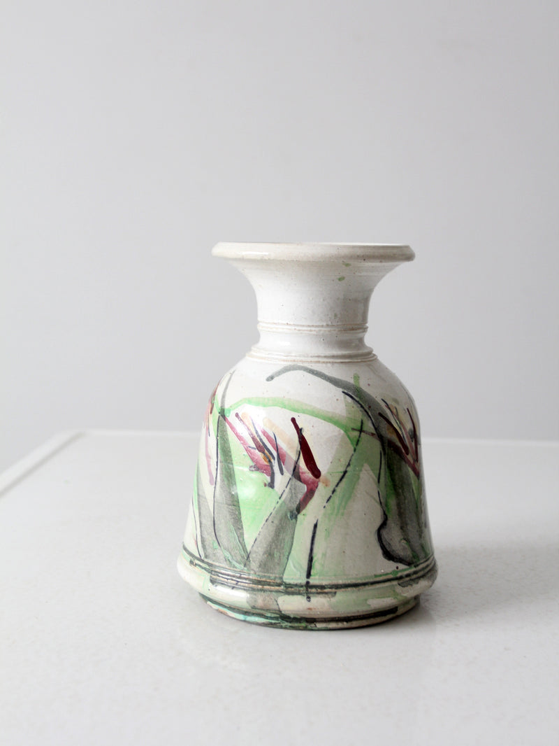 vintage studio pottery vase