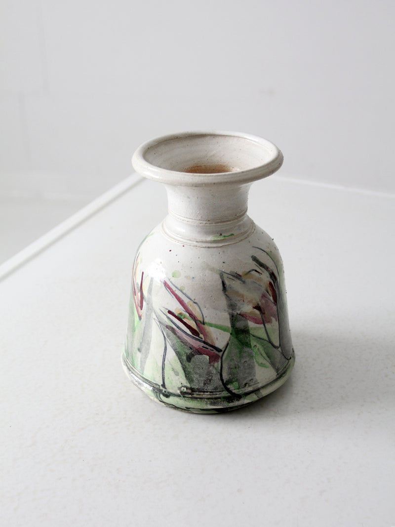 vintage studio pottery vase