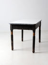 antique enamel top kitchen table