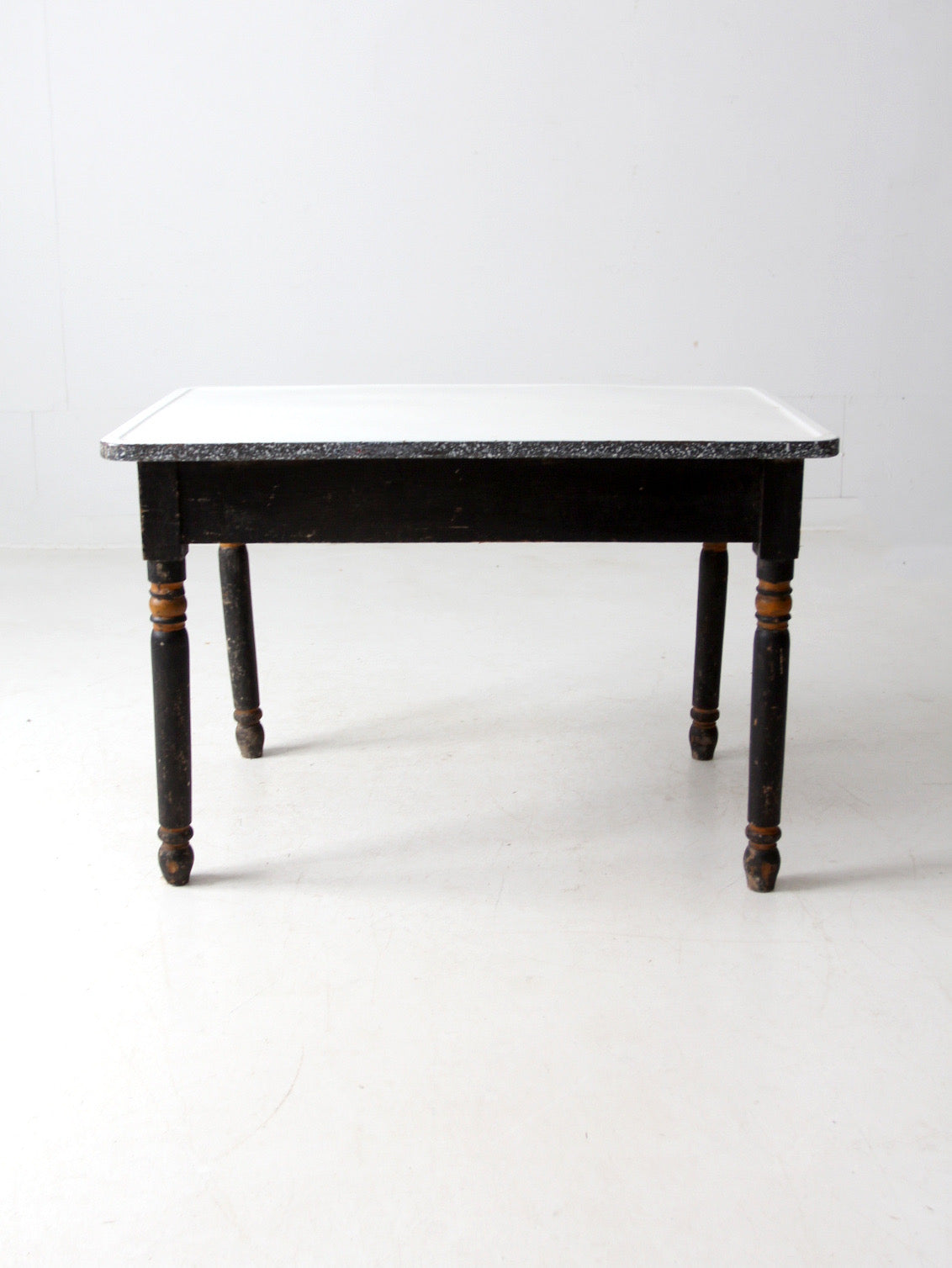 antique enamel top kitchen table