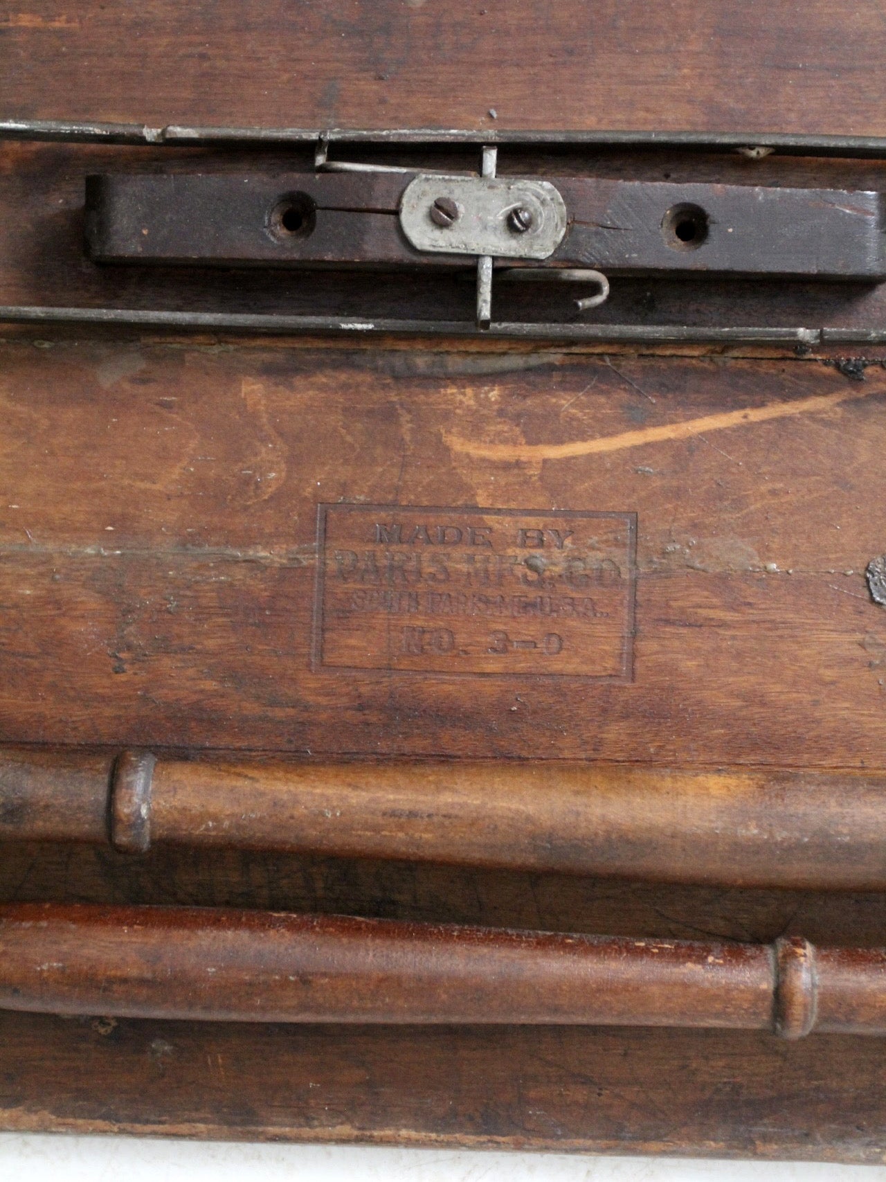 antique folding checkerboard table
