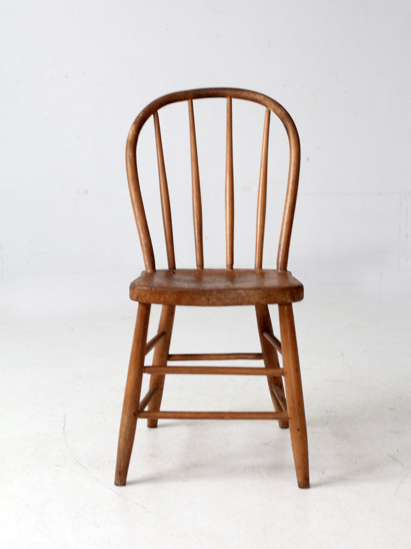 antique spindle back dining chair