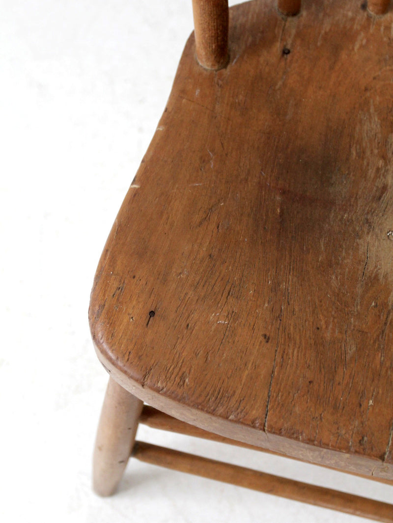 antique spindle back dining chair