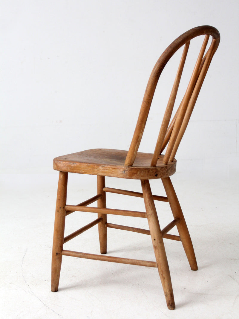 antique spindle back dining chair