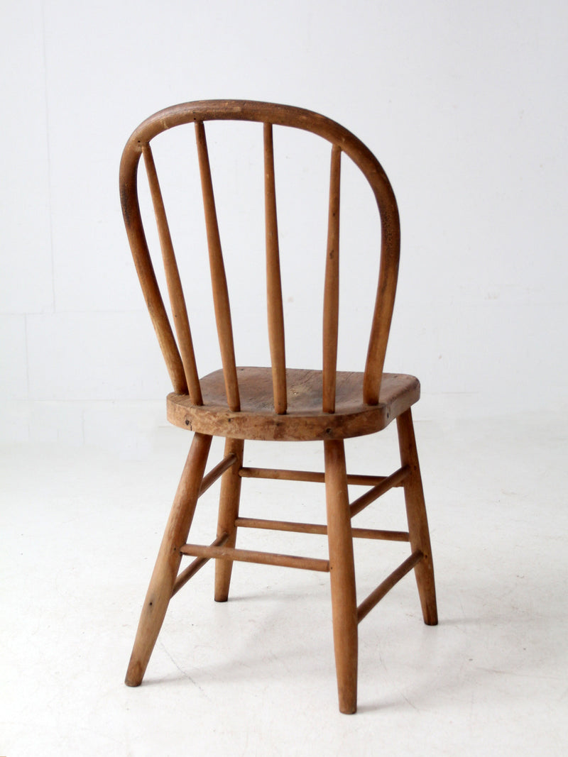 antique spindle back dining chair
