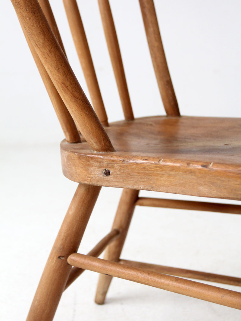 antique spindle back dining chair