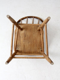 antique spindle back dining chair