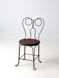 antique ice cream parlor chair