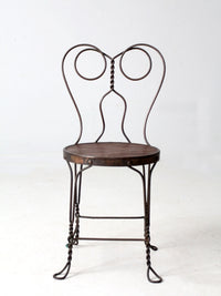antique ice cream parlor chair