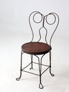 antique ice cream parlor chair