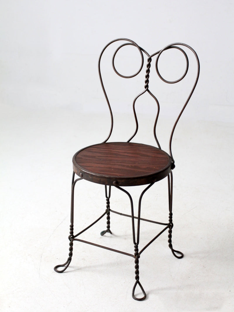 antique ice cream parlor chair