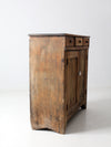 antique side board cabinet