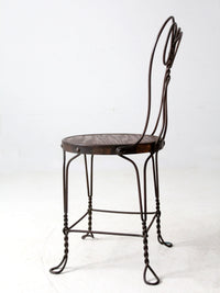 antique ice cream parlor chair