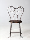 antique ice cream parlor chair