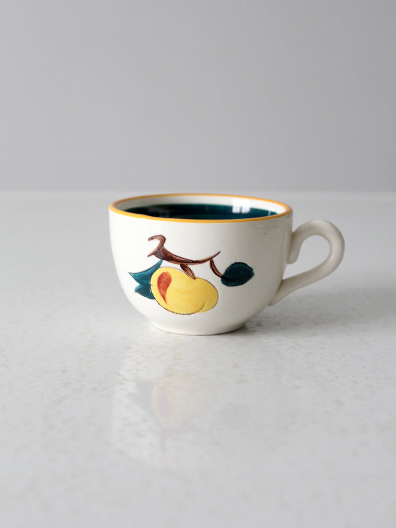 vintage Stangl Pottery fruit coffee cup