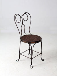 antique ice cream parlor chair