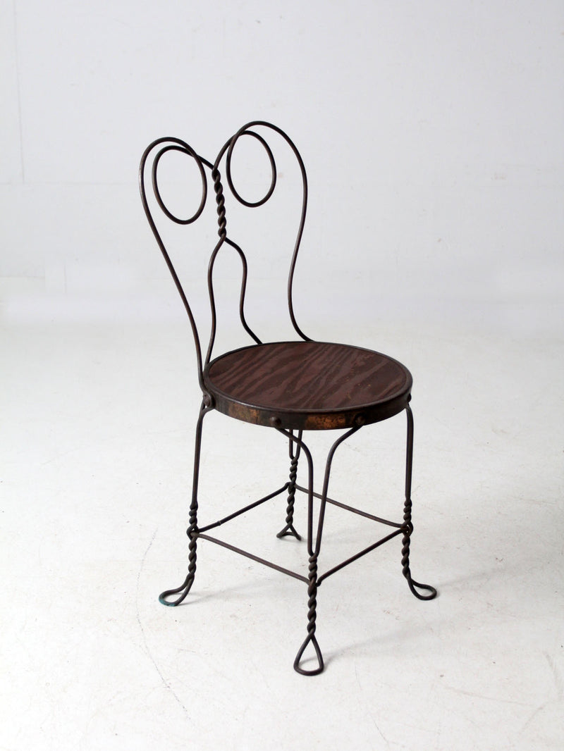 antique ice cream parlor chair