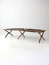 vintage Byer folding campaign style camp cot