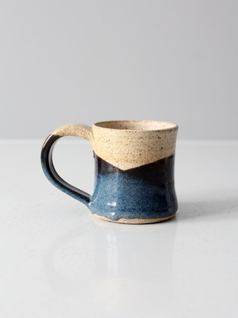 vintage studio pottery mug