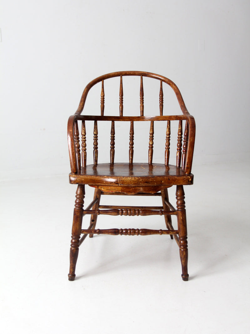 antique Windsor arm chair