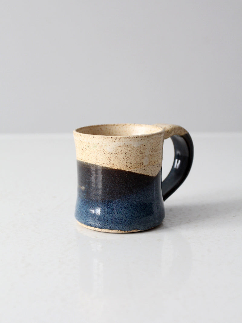 vintage studio pottery mug