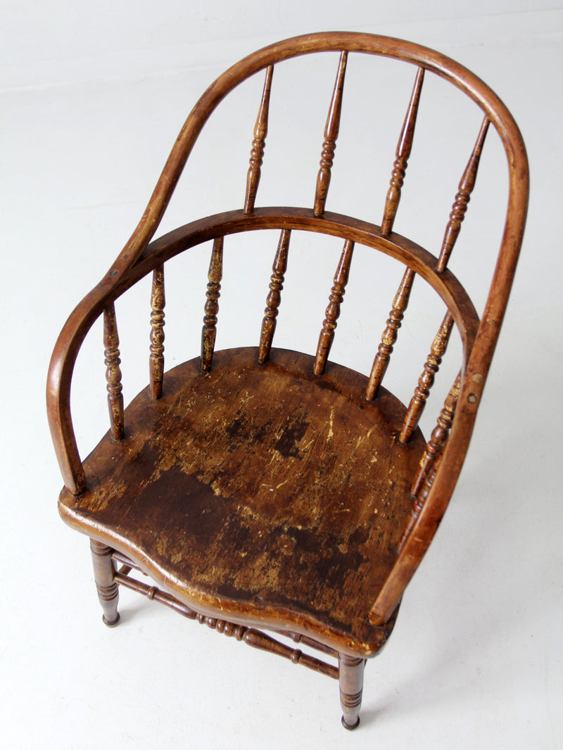 antique Windsor arm chair