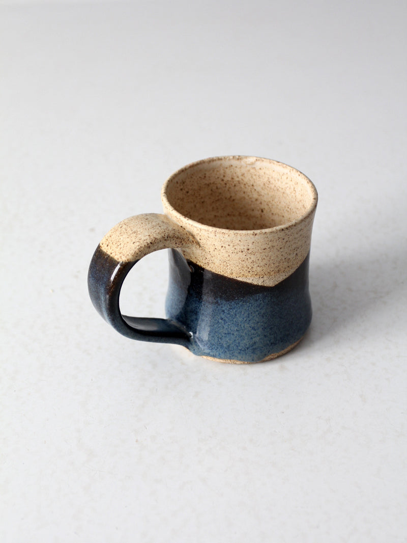 vintage studio pottery mug