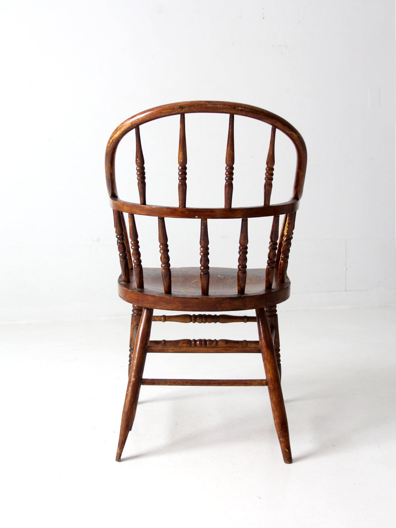 antique Windsor arm chair