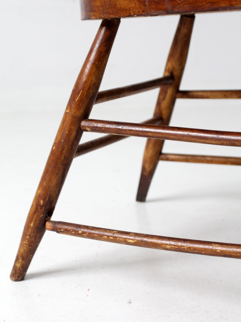 antique Windsor arm chair