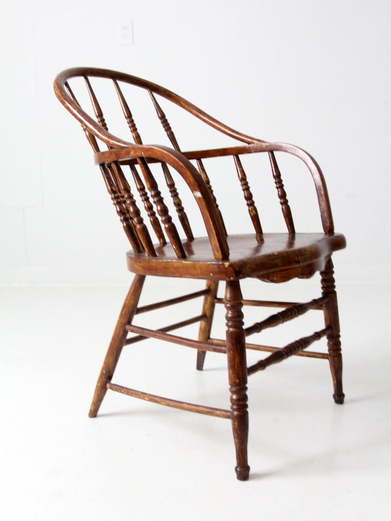 antique Windsor arm chair