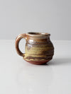 vintage studio pottery mug