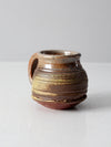 vintage studio pottery mug