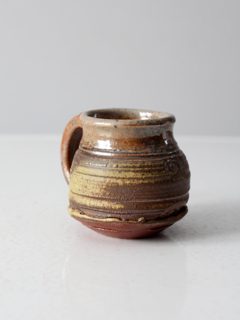 vintage studio pottery mug
