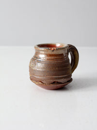 vintage studio pottery mug