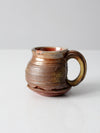 vintage studio pottery mug