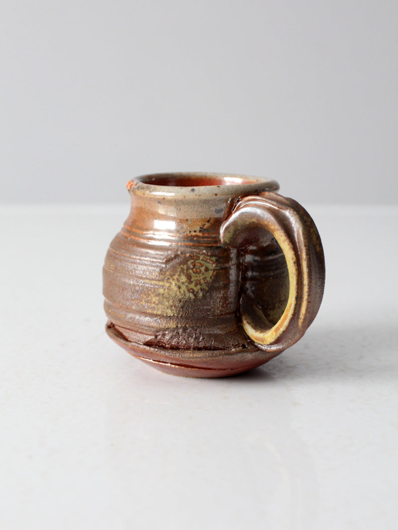 vintage studio pottery mug